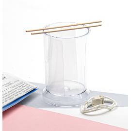 Moule pour Bougie Cylindre en plastique 60 x 80 mm