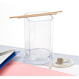 Moule pour Bougie Carré en Plastique 50 x 80 mm