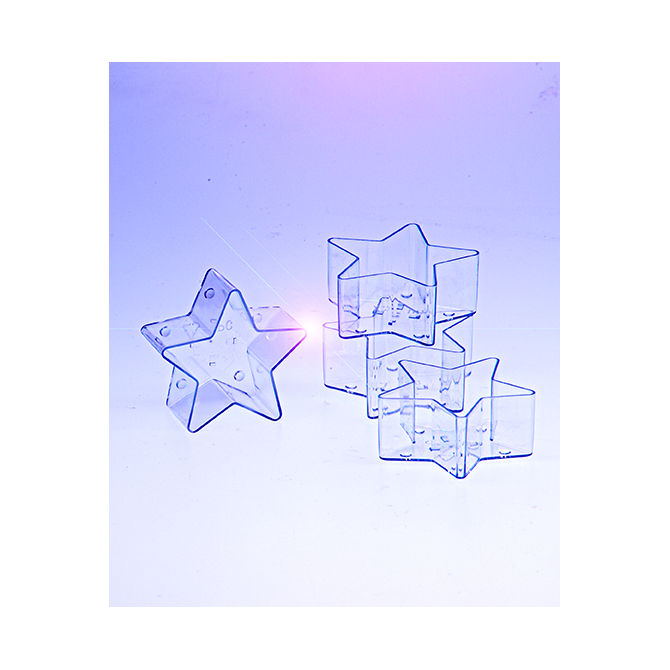 Moules étoiles pour bougies chauffe-plats