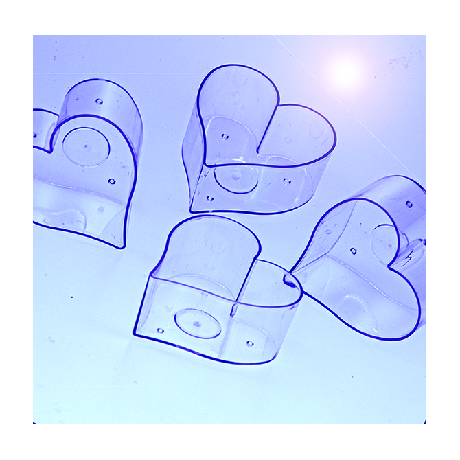 Moules coeurs pour bougies chauffe-plats