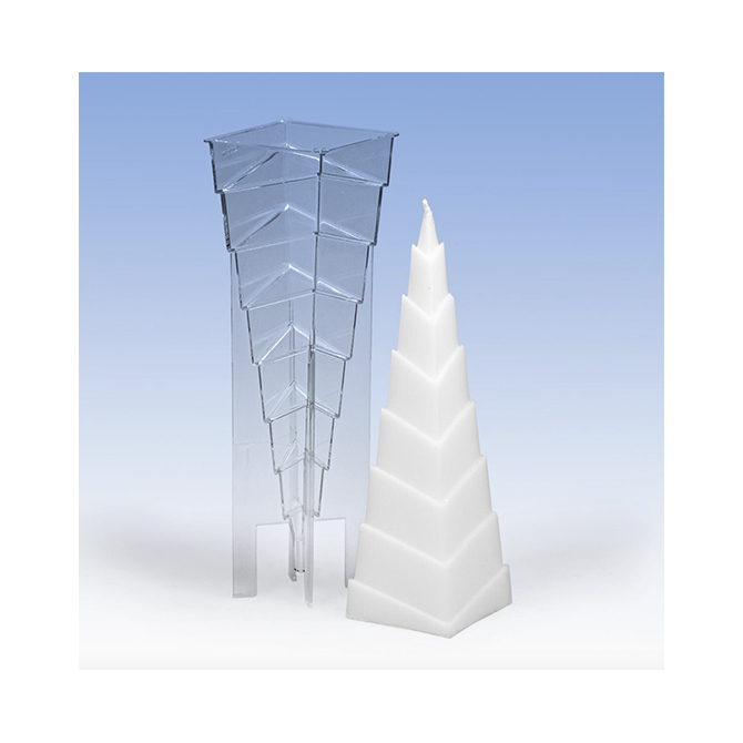 Moule pour Bougies Pyramide en Escaliers