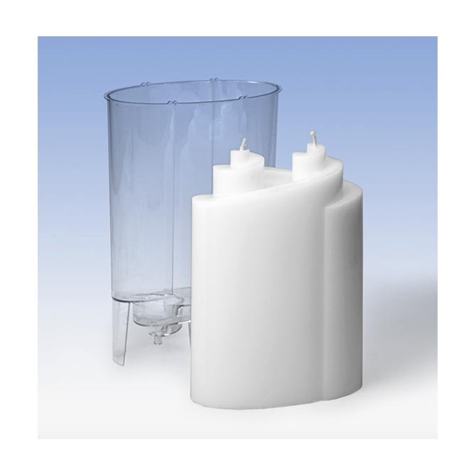 Moule pour Bougies Spirale Double  130 x 65 x 190 mm