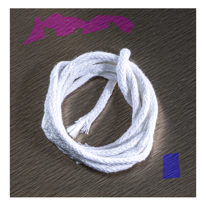 Mèche ronde pour lampe à huile 2,5 mm