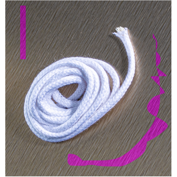 Mèche ronde pour lampe à huile 3,7 mm