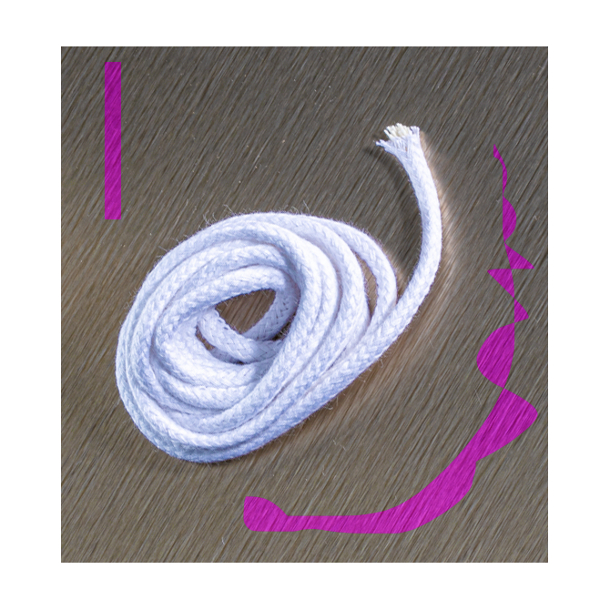 Mèche ronde pour lampe à huile 3,7 mm