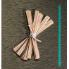 Mèches doubles en bois 6 x 85 x 1 mm