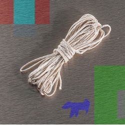 Mèche en coton N. 6 pour bougies en cire de soja