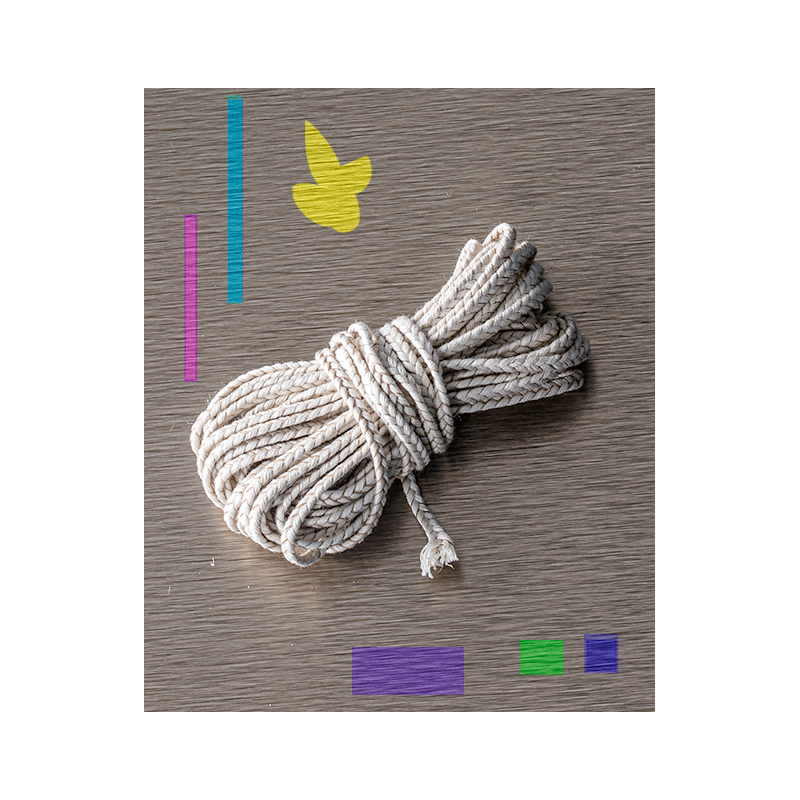 Mèche en coton N. 6 pour bougies en cire de soja