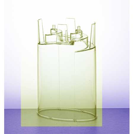 Moule pour Bougies Spirale Double  130 x 65 x 190 mm