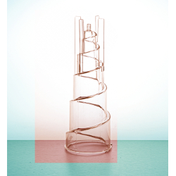 Moule pour Bougies Pyramide en Spirale
