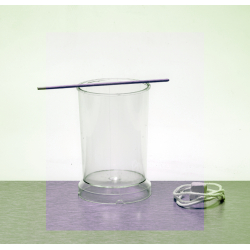 Moule Cylindrique Pour Bougies - Plastique Durable - Dimensions 4,4 X 17,6 Cm - Pour Cire Et Paraffine