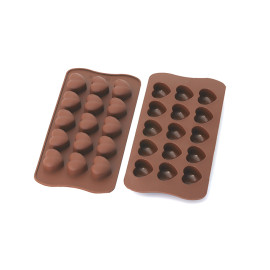 Moule en silicone mini Coeurs d'Amour