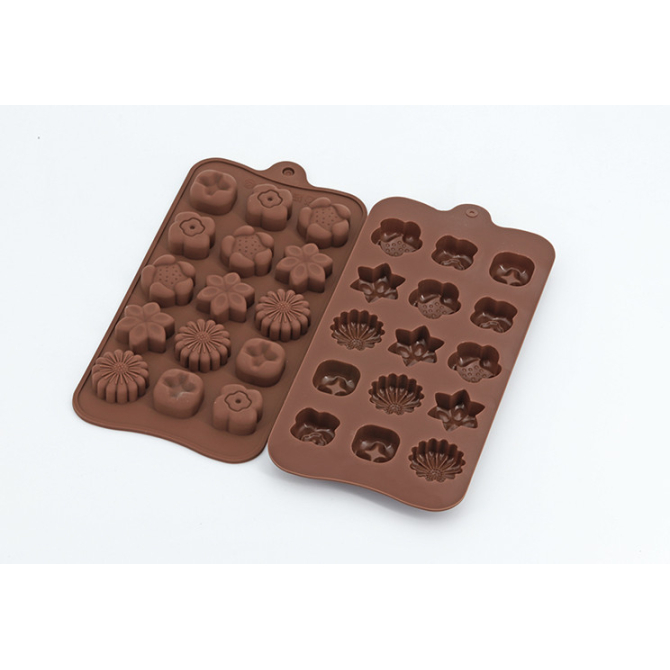 Moule en silicone 5 mini Fleurs