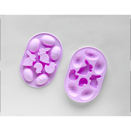Moule en silicone Sujets de Pâques 