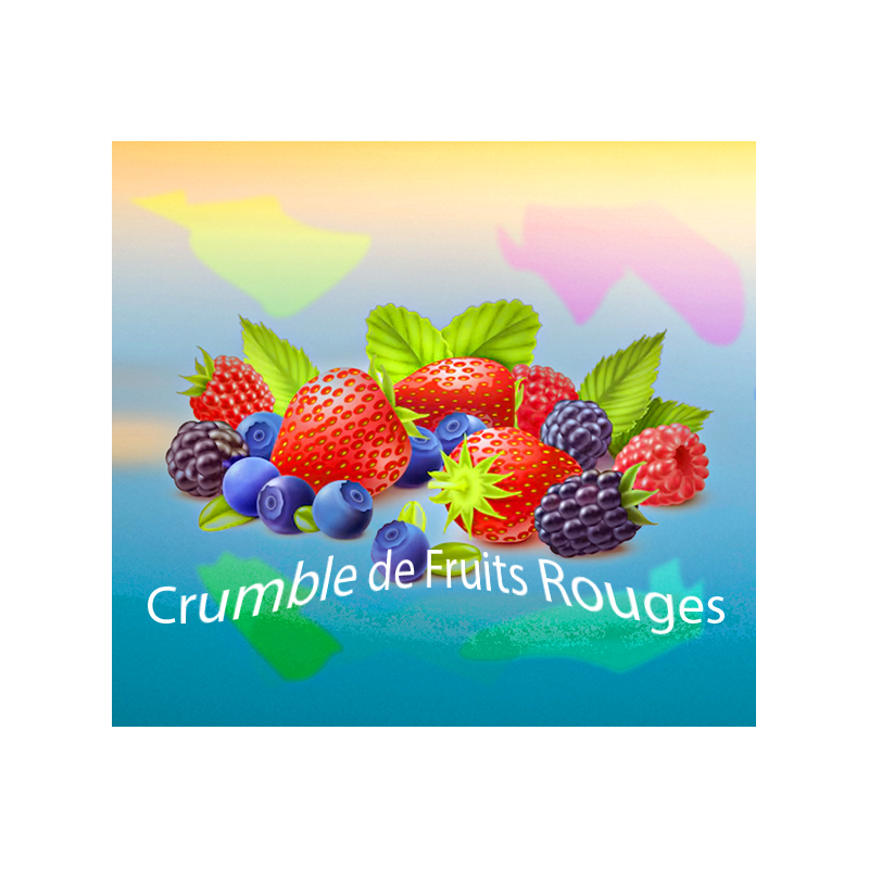 Parfum Crumble de Fruits Rouges pour bougies