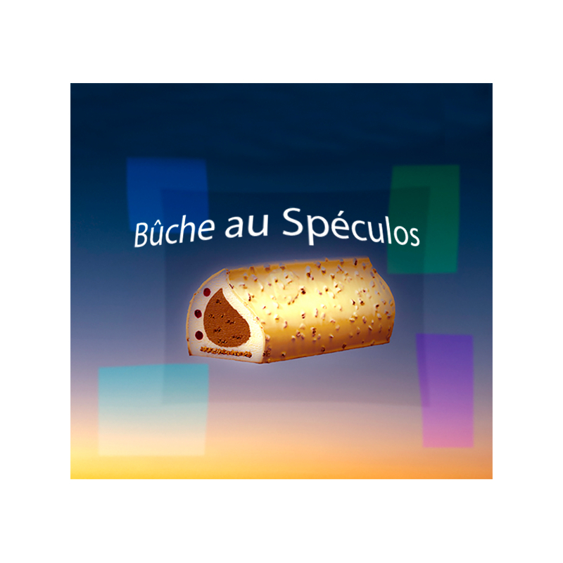 Parfum Bûche aux Speculoos Bougies - MONDO BOUGIES