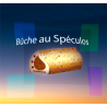 Parfum Bûche aux Speculoos Bougies - MONDO BOUGIES