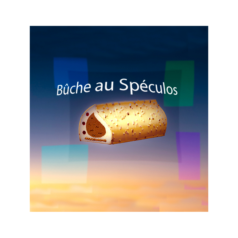 Parfum Bûche aux Speculoos Bougies - MONDO BOUGIES