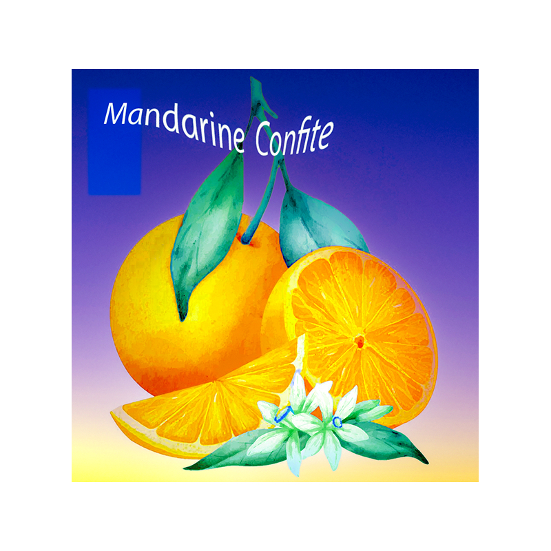 Parfum Mandarine Confite Bougies - MONDO BOUGIES