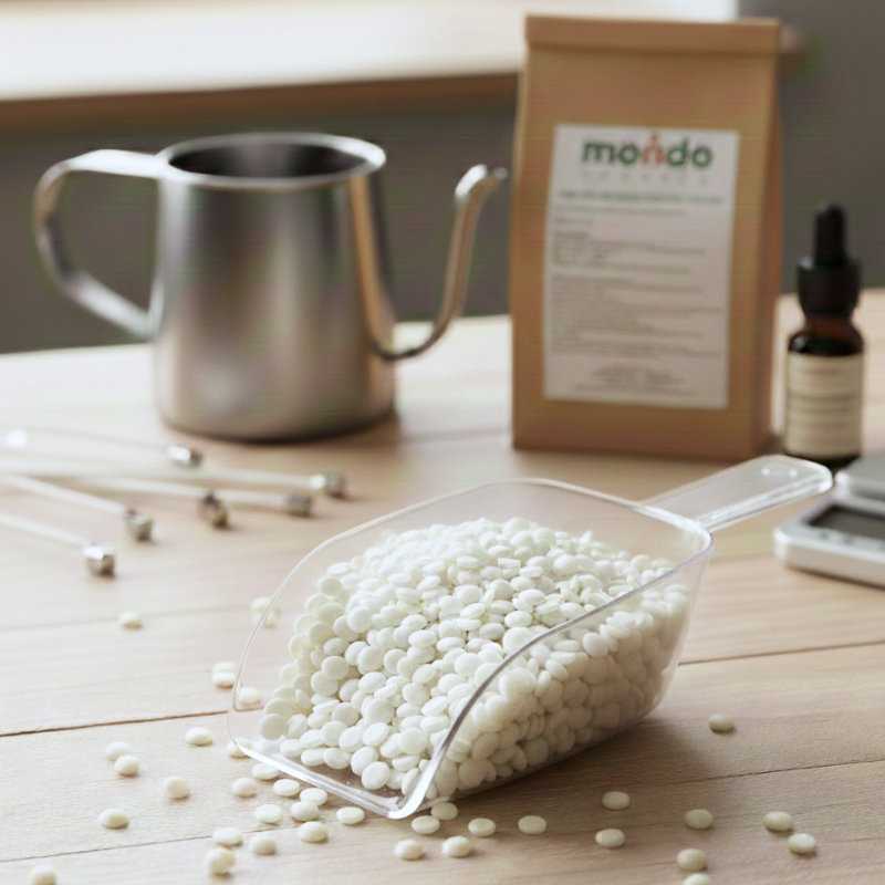 Cire Soja 100% Naturelle pour Bougies Coulées Pastilles - MONDO BOUGIES