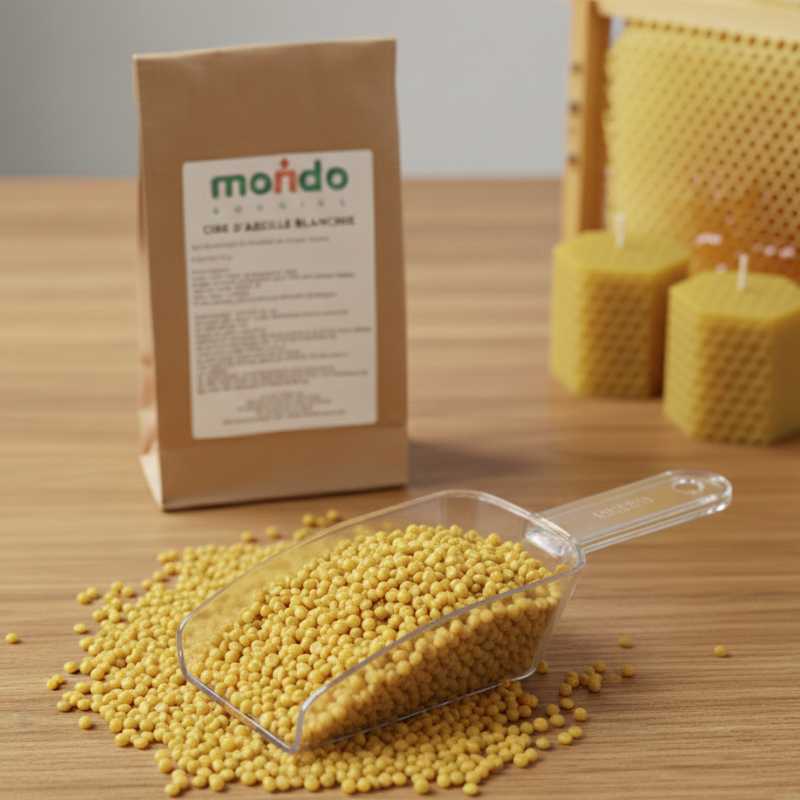 Cire Abeille Vierge 100 % Bougies - MONDO BOUGIES