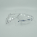 Moule Bougie Cœur 3D 10cm Polycarbonate 2 Pièces | Mondo Bougies