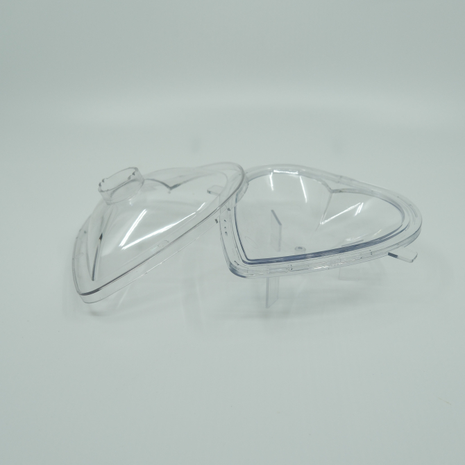 Moule Bougie Cœur 3D 10cm Polycarbonate 2 Pièces | Mondo Bougies