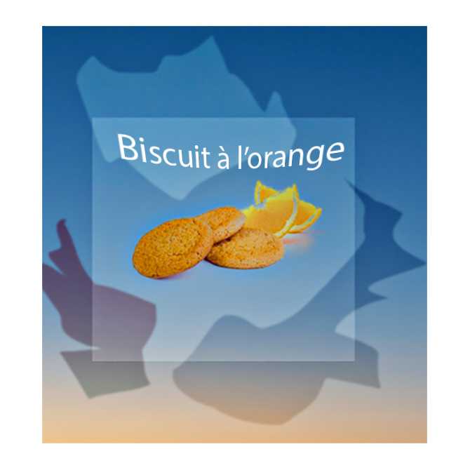 Parfum Biscuit à l'Orange Bougies - MONDO BOUGIES