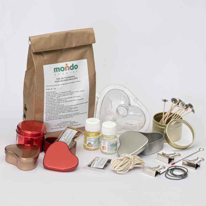 Kit Bougies Saint-Valentin DIY | Mondo Bougies