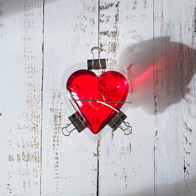 Moule Bougie Cœur 3D 10cm Polycarbonate 2 Pièces | Mondo Bougies