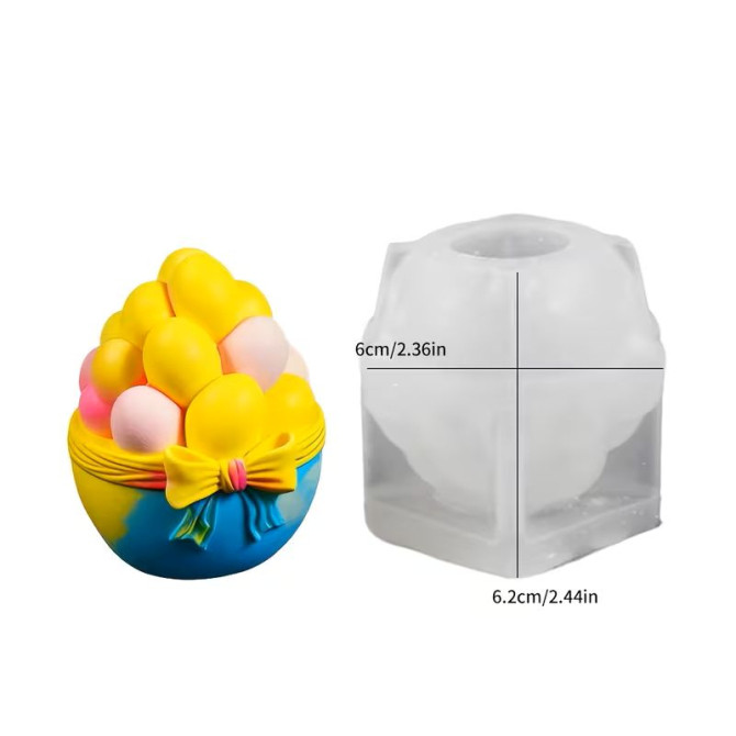 Moule en silicone Panier à oeufs de Pâques