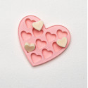 Moule en Silicone pour bougies et fondants jolis coeur - MONDO BOUGIES