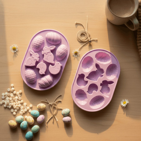 Moule en silicone Sujets de Pâques - MONDO BOUGIES