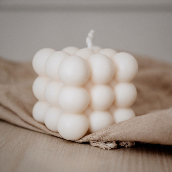 Moule Bougie Boule Cube Silicone GM - MONDO BOUGIES