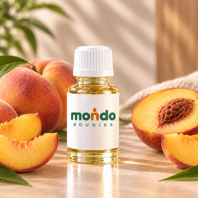 Parfum Pêche Bougies - MONDO BOUGIES