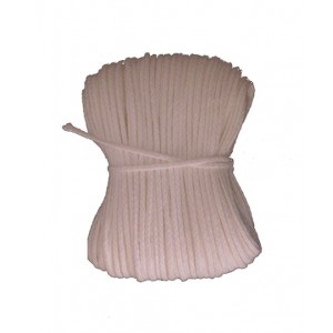 Mèche Bougie Plate en coton